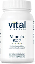 Vital Nutrients Vitamin K2-7 - Promotes Cardiovascular Heart Bone Health* - Vitamin K2 + MK7 - Vegan Supplement - Gluten Dairy Soy Free - Non-GMO - 60 Capsules