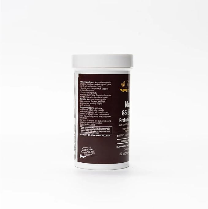 Beverly Hills Concierge Pharmacy Men’s 85 Billion Probiotic Formula | Multi-Strain Probiotics with Kefir Culture | Daily Digestive &amp Gut Balance Support | 60 Capsules