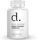 Calcium Supplements for Women &amp Men - Daily Defense Bone Support Formula with Calcium 1000mg Magnesium L-Lysine HCl &amp More - for Better Flexibility &amp Mobility - 90 Easy to Swallow Calci