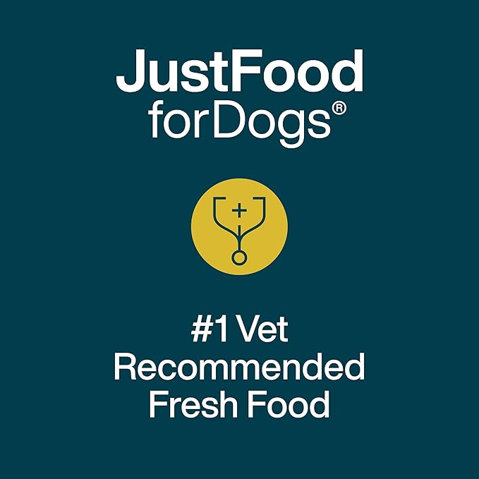 JustFoodForDogs JustFresh Boost Sensitive Stomach Dog Food Topper with Fiber for Gut Support &amp Digestive Health Human-Grade Fresh Pet Meal Booster 8 oz Pouches - 8 Pack