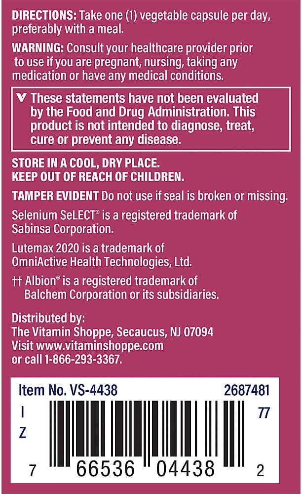 The Vitamin Shoppe WomenaTMs 50+ Once Daily Multivitamin a Immune Energy Digestive Cardiovascular and Stress Support (60 Capsules)