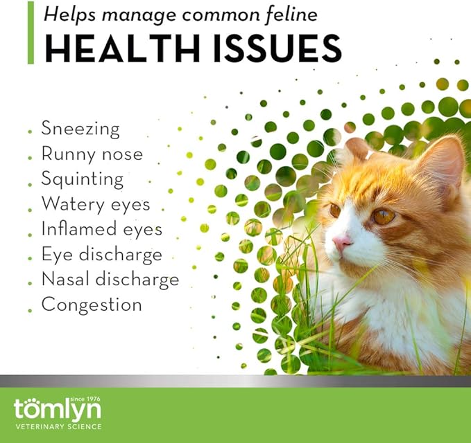 Tomlyn Immune Support Daily L-Lysine Supplement Fish-Flavored Lysine Powder for Cats and Kittens 3.5oz