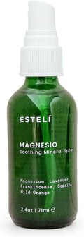 ESTELÍ – MAGNESIO Mineral Night Mist – Pure Zechstein Sea Magnesium Blend with Lavender Frankincense &amp Copaiba – Fast-Absorbing Aromatic Body Mist – Vegan &amp Clean Nighttime Ritual