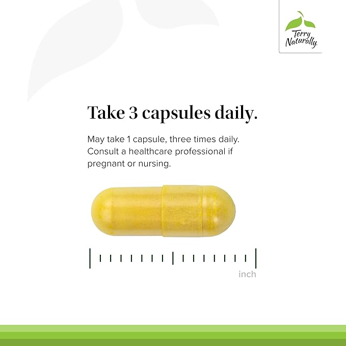 Terry Naturally Curamin - Curcumin for Circulation &amp Endorphin Support - Relief for Occasional Discomfort - Aids Healthy Muscles - 120 Capsules