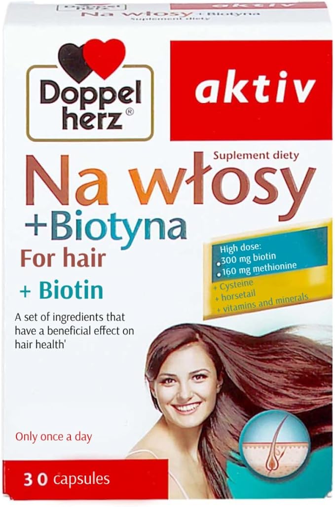 for Hair + Biotin 30 Capsules