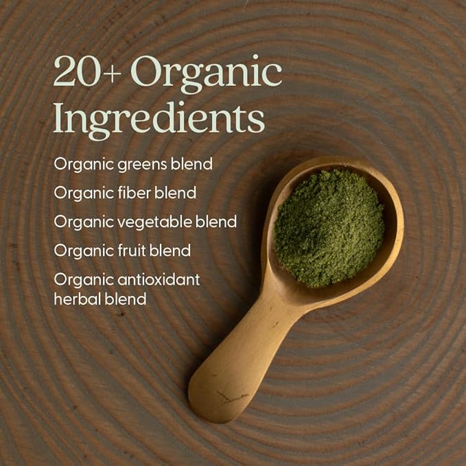 New Chapter All-Flora Digestive Super Greens Powder for Gut Health - Clinical-Strength Digestive Enzymes + USDA Organic Chlorella Spirulina Fermented Greens – Delicious &amp 100% Vegan 30 Servings