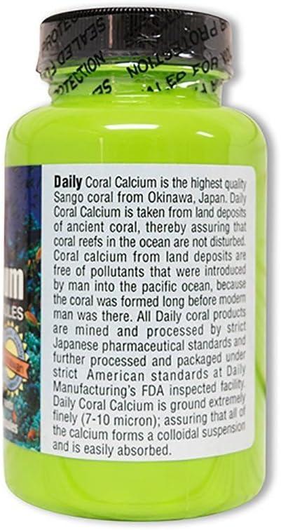 Daily Manufacturing Coral Calcium Magnesium &amp Vitamin D3