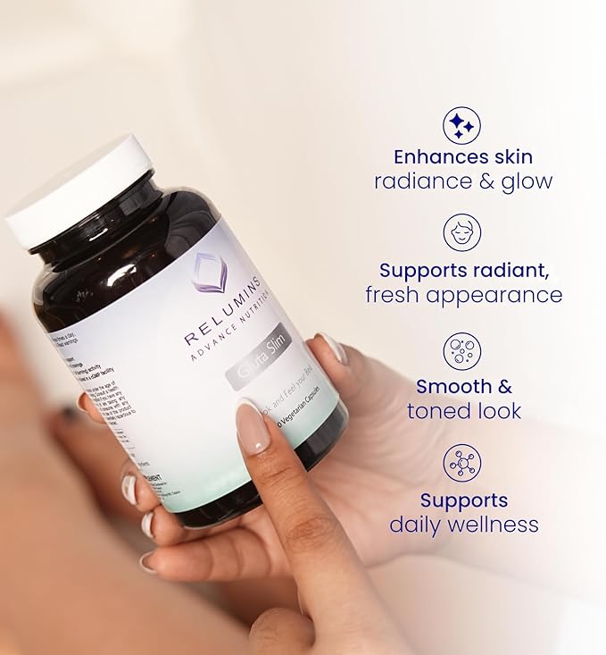 Relumins Glutathione Capsules – 90 Vegan Capsules with L-Glutathione Green Coffee Bean Raspberry &amp Green Cha Extract – Antioxidant Wellness Supplement for Radiant Healthy Skin
