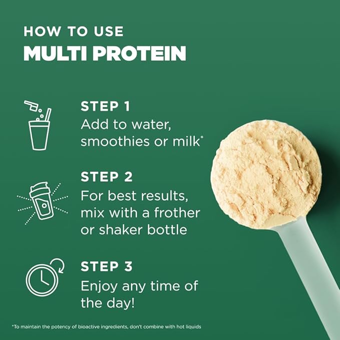Ancient Nutrition Organic Multi Protein Plant Based Powder 25g Protein Hydrolyzed Pea Protein Digestive Enzymes &amp Probiotics Supports Muscle &amp Gut Health Vanilla 15 Servings