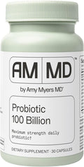 Amy Myers MD Probiotic Capsules 100 Billion - Maximum Strength Daily Probiotic - Gastrointestinal Health Supplement - Digestion &amp Immune Support