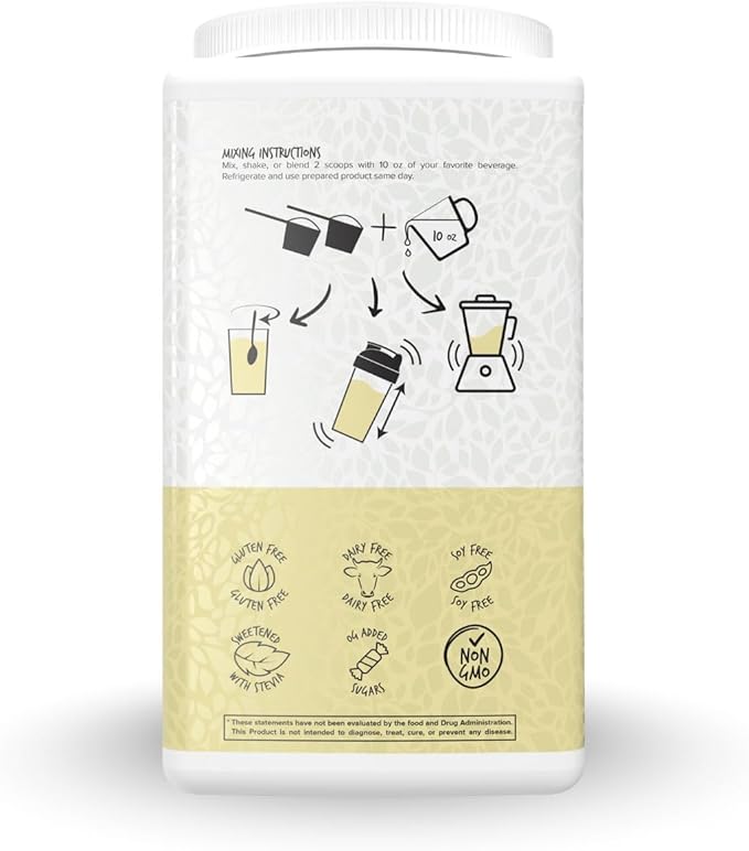 Portions Master Keto Body Protein Peptides Low Carb Keto Protein Powder with MCT Oil Peptides Fiber Vitamins Minerals (720g Vanilla Cream)