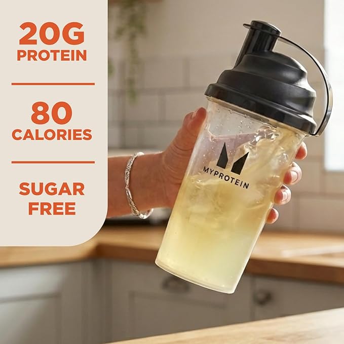 Myprotein Clear Whey Isolate Protein Powder 35 Servings (1.9lbs) Lemonade 20g Protein per Serving Naturally Flavored Drink Mix Daily Protein Intake for Superior Performance