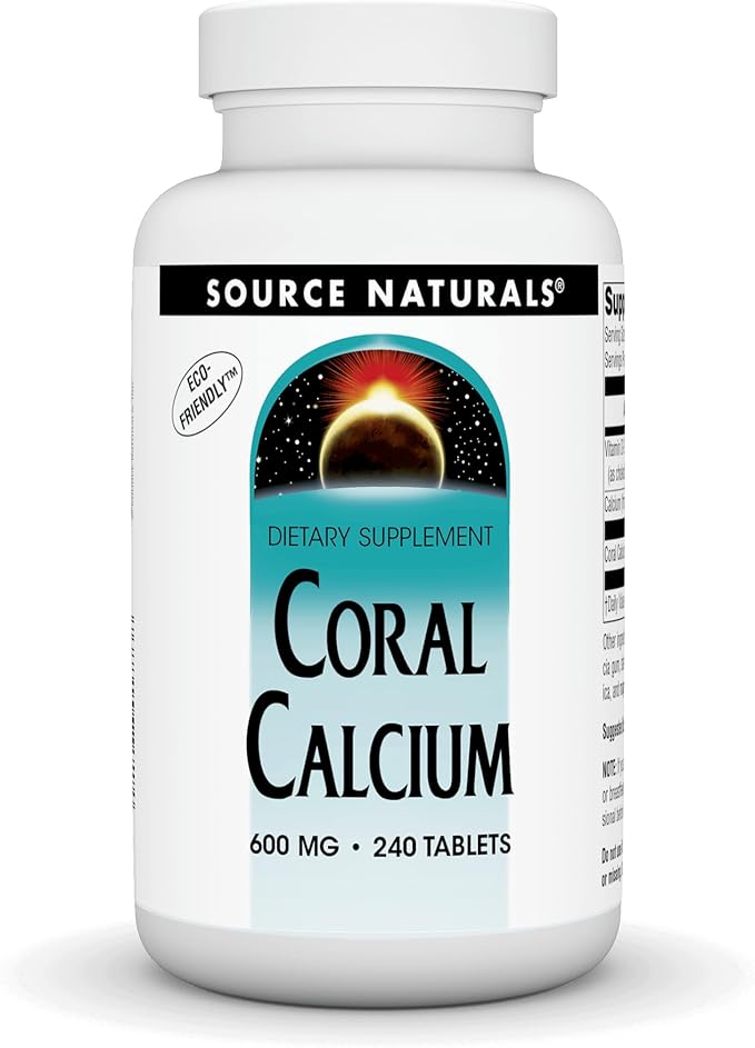 Source Naturals Coral Calcium 600mg 240 Tablets