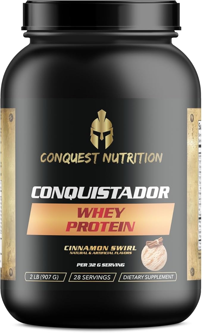 Conquistador Whey Protein Cinnamon Swirl 2lb