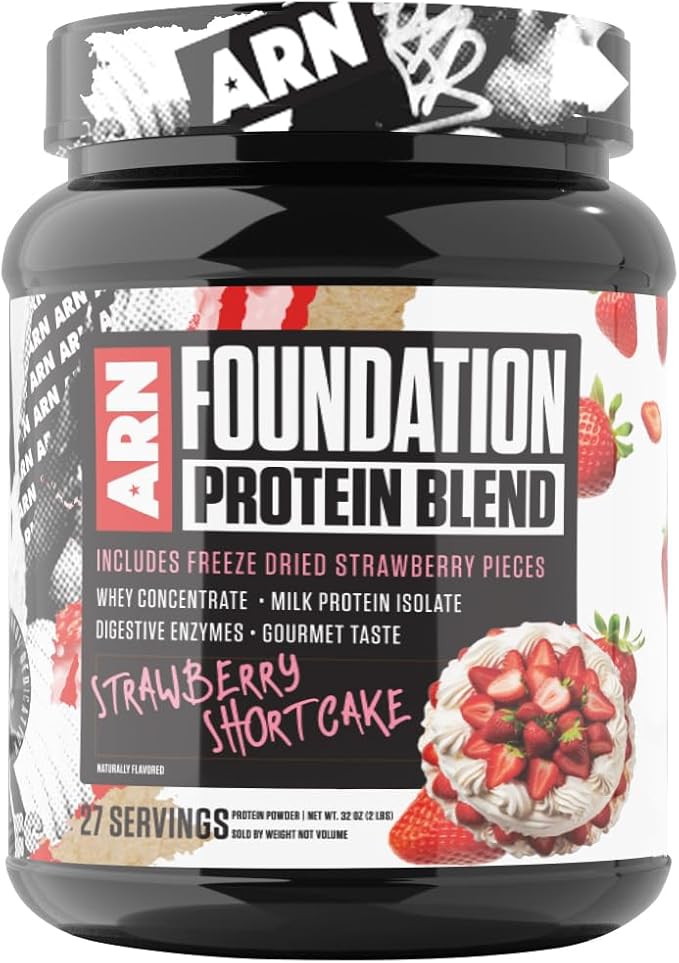 Arms Race Nutrition | ARN | Foundation Protein Blend (2 Pounds Strawberry Shortcake)