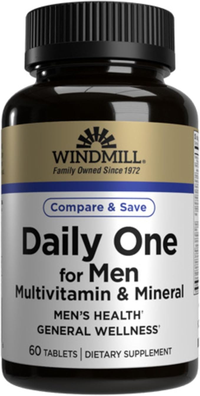 Windmill Daily Vitamin Tablets Men's Health Formula 60 Tablets (Pack of 10)