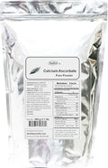 Calcium Ascorbate Pure Powder 500g 1.1lb 17.6oz Buffered Vitamin C.