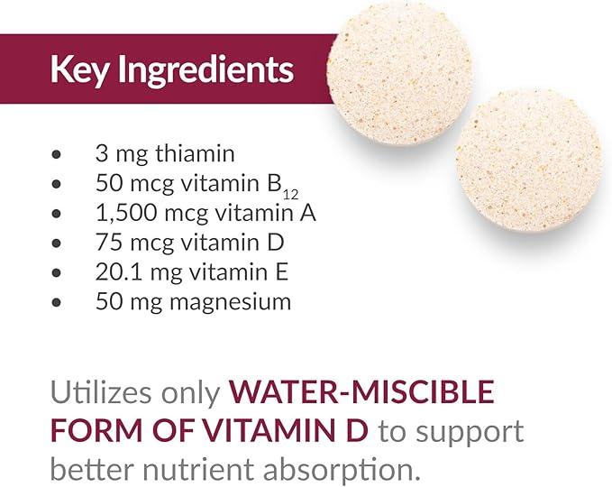 Bariatric Advantage Chewable Multi RP Multivitamin - for Bariatric Surgery Patients - with Iron Copper Vitamin C A Zinc &amp More - 100% DV of 18 Nutrients - Mixed Fruit - 60 Count