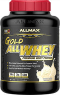 ALLMAX Nutrition GOLD ALLWHEY French Vanilla - 5 lb - 24 Grams of Protein Per Scoop - Gluten Free Low Carb &amp Low Sugar - Approx. 71 Servings
