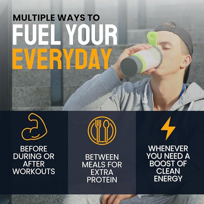 Plant Based Protein Powder - Earthy Chocolate - Only 6 ingredients - 0g Sugar - Vegan Protein Powder - 30 Servings - No Natural Flavors - No Artifical ingredients - Clean Plant Protien