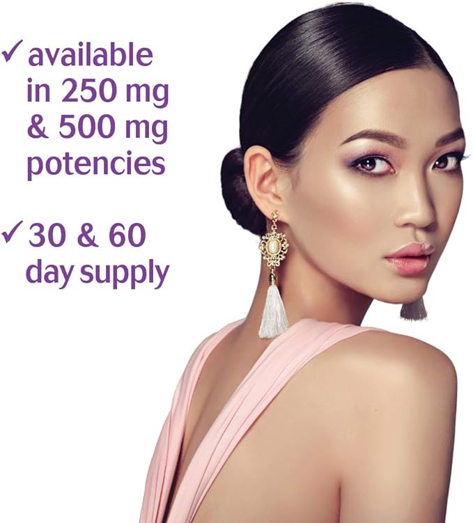 Bluebonnet Nutrition Beautiful Ally Resveratrol 500mg Protect Skin Integrity* Non-GMO Vegan Gluten-Free Soy-Free Dairy-Free 30 Vegetable Capsules 30 Servings