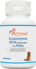 Coenzyme Q10 Supplement for Dogs and Cats Cardiovascular Support 100 Capsules