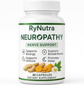 Rynutra Nerve Support Supplement Capsules for Neuropathy with CoQ10 Turmeric L-Carnitine Butcher’s Broom Alpha Lipoic Acid Enhance Nerve Calming Promote Overall Well-Being 60 Capsules