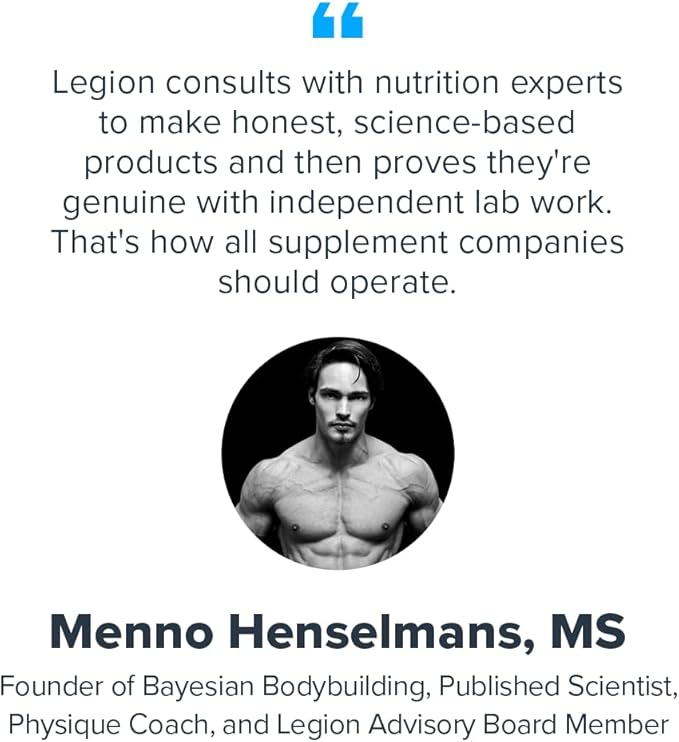 LEGION Plant+ Vegan Protein Powder Vanilla - Rice and Pea Plant Based Protein Blend. Gluten Free GMO Free Naturally Sweetened and Flavored 40 Servings (Vanilla)