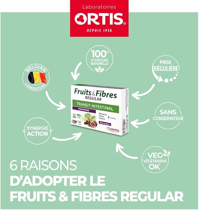 Ortis Fruits &amp Fibres Regular 24 Cubes