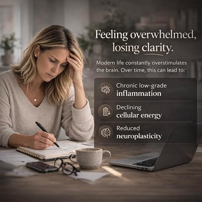 LumiBrain™ CORE Brain Supplement for Memory and Focus Caffeine-Free Nootropic for Brain Energy 90 Capsules