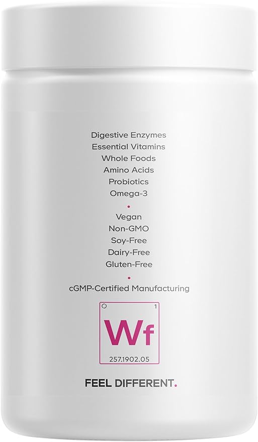 Codeage Women’s Daily Multivitamin 25+ Vitamins &amp Minerals Fermented Organic Whole Foods Probiotics Supplement - Vitamin A B C D E &amp K Omega 3 Zinc – Vegan - 120 Capsules