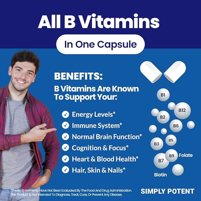 Simply Potent Daily Multivitamin for Men 35 Vitamins with Minerals &amp Antioxidant Vitamins A C D E Biotin B12 Folate Zinc Magnesium &amp Saw Palmetto for Energy Focus Immune &amp Prostate He