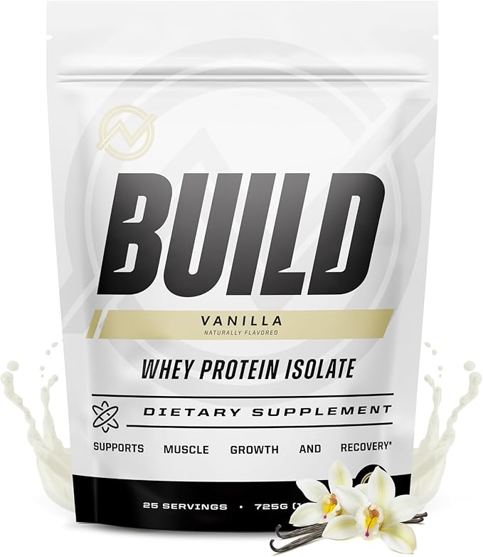 Outwork Nutrition Whey Isolate Protein Powder - Accelerates Muscle Building &amp Recovery - Low Lactose Gluten-Free - Post Workout Supplement - Enhanced Protein Synthesis Vanilla 1.6lbs