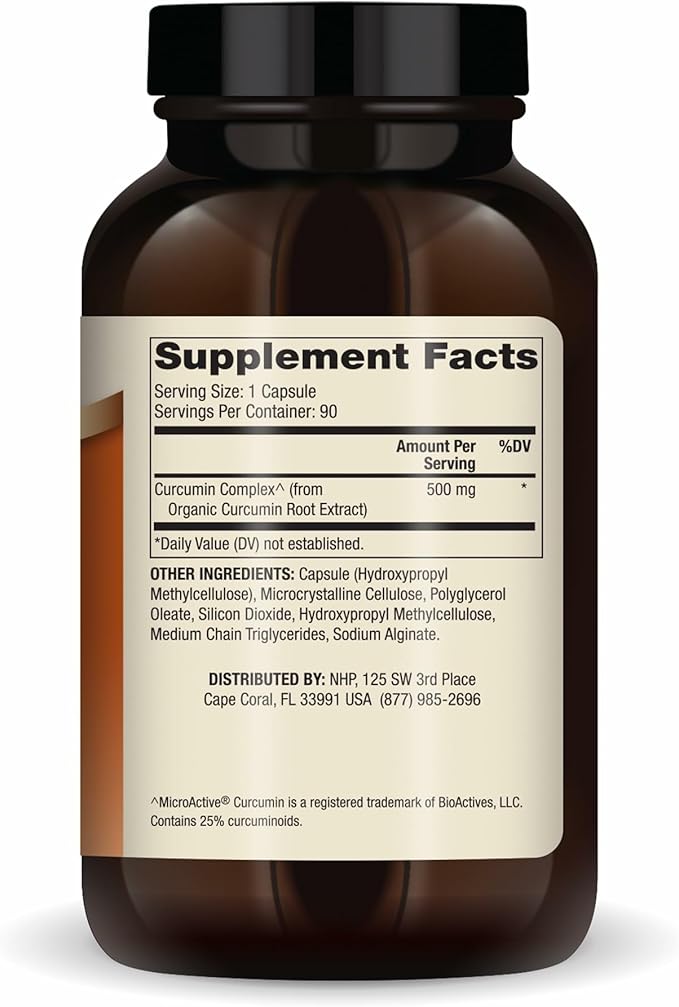 Dr. Mercola Curcumin Advanced - 500 mg Curcumin Root Extract - 95% Curcuminoids - For Vision Health Digestion &amp Focus - Sustained Release - Non-GMO Gluten-Free &amp Soy-Free - 90 Servings (90 C