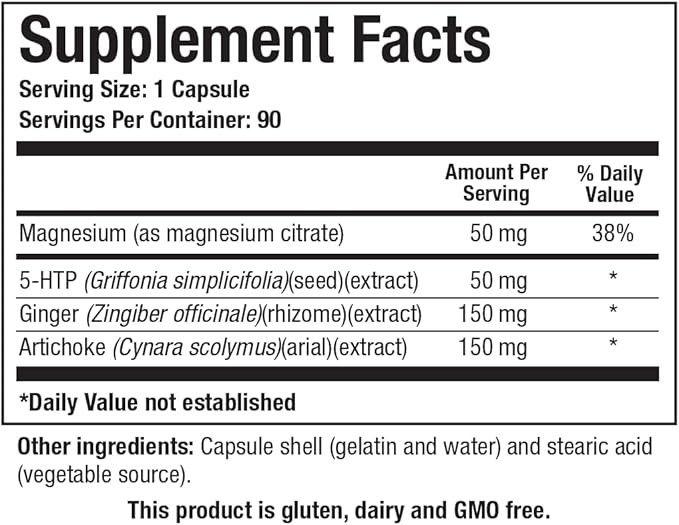Biotics Research Motility-Zyme™ - Professional-Grade Digestive Support Formula - with Artichoke Extract Ginger 5-HTP &amp Magnesium Citrate - Non-Laxative Gut Motility Support
