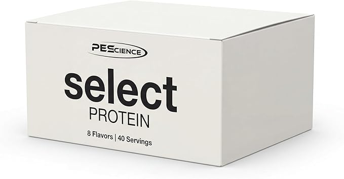 PEScience Select Protein Powder Variety Pack - 8 Flavors - 40 Servings - Protein Powder Sample Pack Whey and Casein Blend Keto Friendly Gluten Free Digestion Friendly Amazing Taste