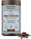 Men’s Whey Protein Powder Chocolate Grass Fed A2 Regenerative Whey with KSM-66 Ashwagandha® &amp Acti Veda™ (22g Protein)
