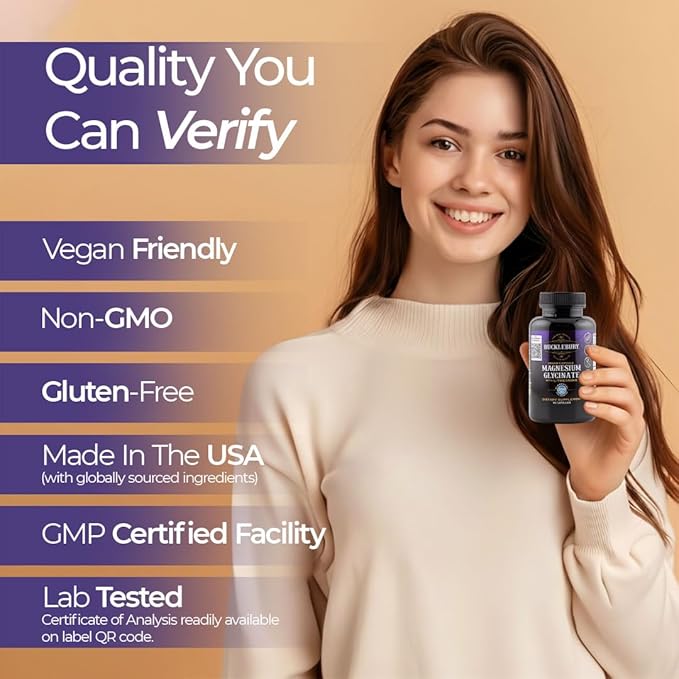 Bucklebury Magnesium Glycinate Capsules with L-Theanine 350mg - Advanced Formula for Stress Relief Muscle &amp Bone Health Support - Magnesium Glycinate Supplements for Women &amp Men - Vegan 90 Co