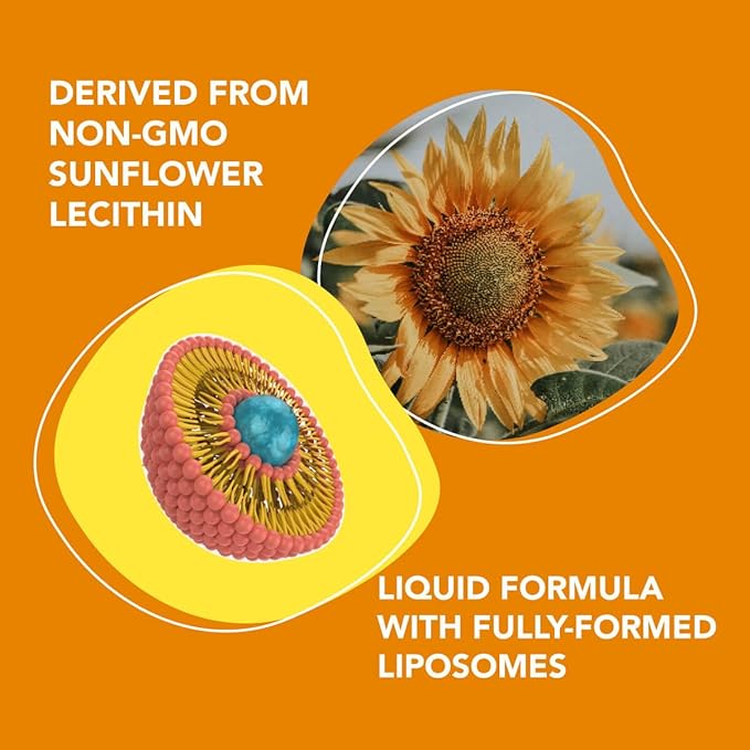 Antioxidant Bundle - Liposomal Vitamin C Quali®-C 1000mg + Liposomal Glutathione Setria® 500mg - Non-GMO Vegan Liquid Formulas for Immune Support Radiant Skin &amp Graceful Aging. Soy Free.