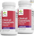 Terry Naturally Clinical Essentials - Supplement to Aid Bone Cardiovascular &amp Immune Health - Supplement with Chelated Minerals - Supplement with B-Vitamins &amp Vitamin C - 120 Capsules (Pack o
