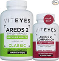 Viteyes AREDS 2 Capsules and Viteyes Multivitamin AREDS 2 Companion Single Daily Dose Eye Vitamins 3 Month Supply