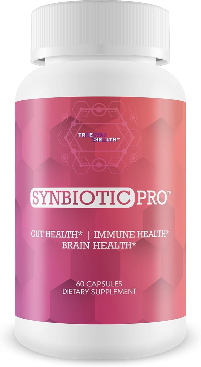 Synbiotic Pro - Our Best Daily Synbiotic Probiotics &amp Prebiotic - Gut Health - GI Synbiotics Probiotics - Pro Synbiotic Probiotic Plus Prebiotic &amp Immune Support Vitamins - Synbiotics for Wome