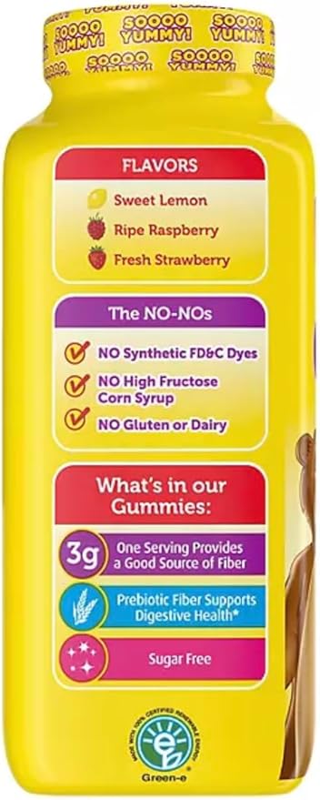 L'il Critters Fiber Gummies Sugar Free 180 Count