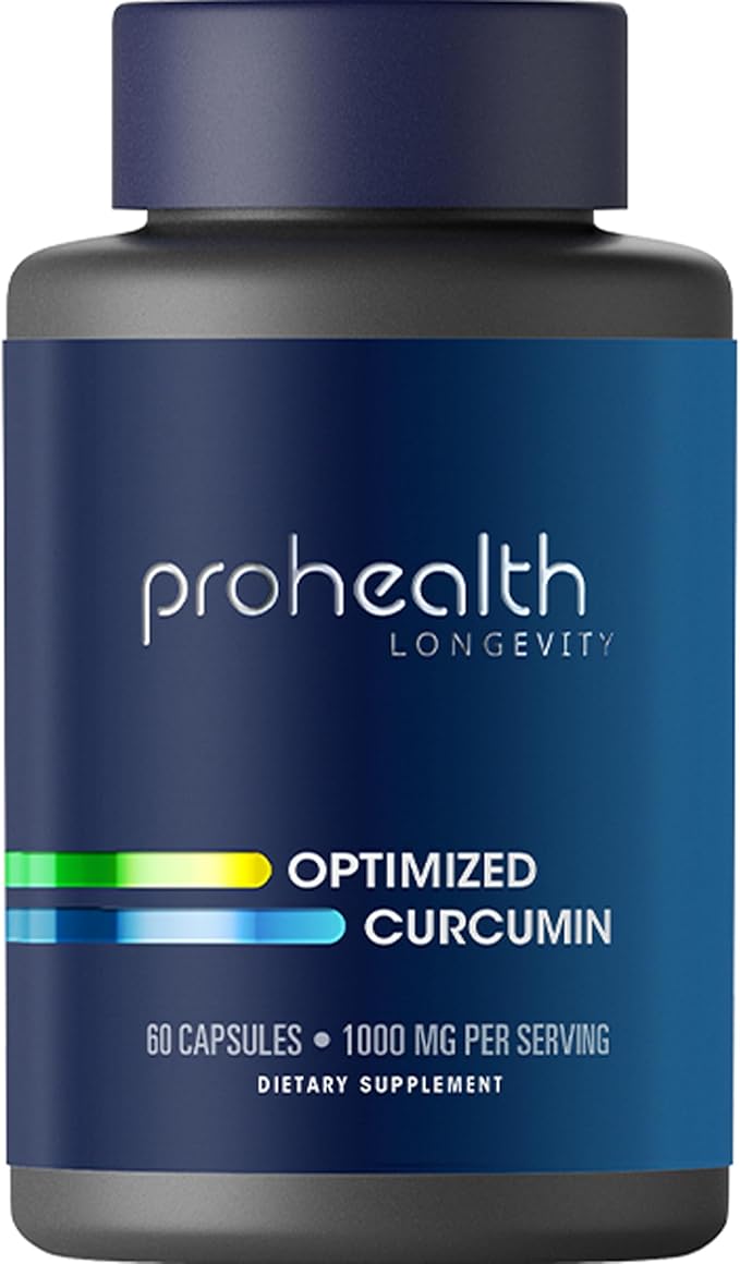ProHealth Turmeric Curcumin Supplement: 285 Times More Bioavailable- Developed by Neuroscientists. 1000 mg Concentrated Longvida Curcumin Extract Per Serving (60 X 500mg Capsules Per Bottle)