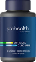 ProHealth Turmeric Curcumin Supplement: 285 Times More Bioavailable- Developed by Neuroscientists. 1000 mg Concentrated Longvida Curcumin Extract Per Serving (60 X 500mg Capsules Per Bottle)