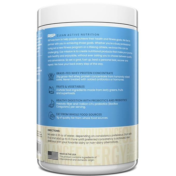 TrueFit High Fiber Protein Powder Grass-Fed Whey Meal Replacement Shake with Prebiotics Probiotics &amp Organic Superfoods Keto Friendly Gluten Free