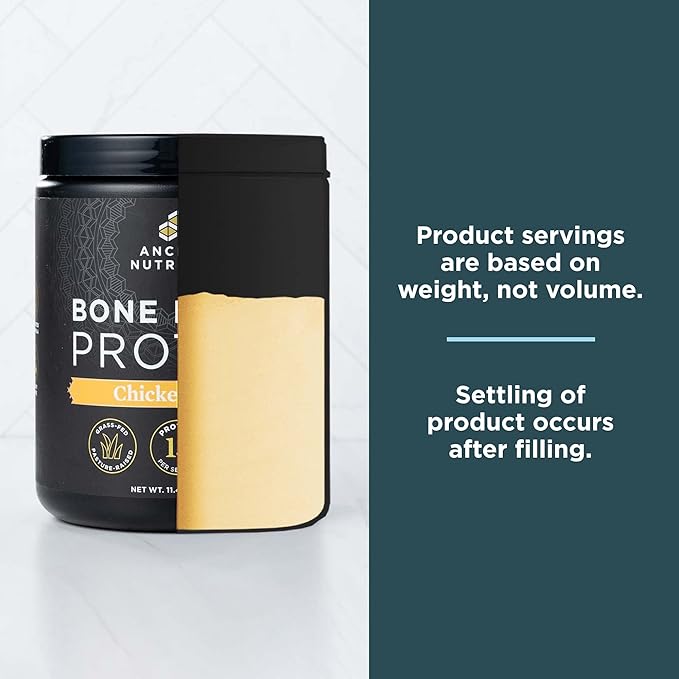 Ancient Nutrition Bone Broth Protein Powder Chicken Soup 15 Servings + Bone Broth Protein Powder Tomato Basil 15 Servings