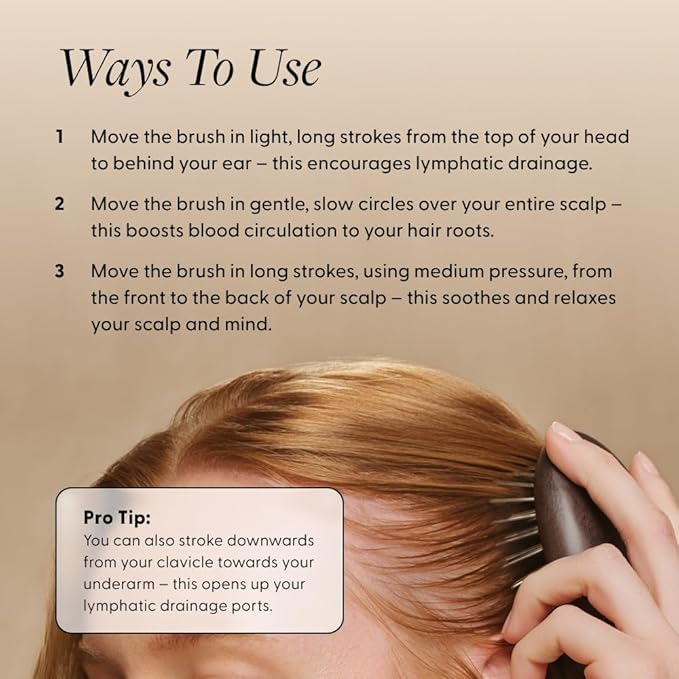 Arey Not Today Grey™ Hair Supplement (3 Month) + Scalp Brush | Inside-Out Hair &amp Scalp Care Bundle | Supports Hair Vitality &amp Scalp Wellness | Vegan &amp Gluten-Free