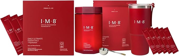 IM8 Daily Ultimate Essentials All-in-One Multivitamin Supplement (Standard Starter Kit + 30 Travel Packs)
