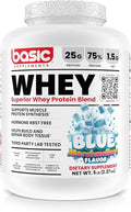 Whey Protein Powder 25g Protein Complete Amino Acid Profile Gluten-Free Low Fat RBST-Free Supports Muscle Recovery &amp Antibody Health
